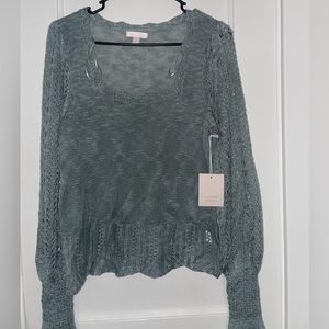 Lauren Conrad Women’s small stylish blue sweater